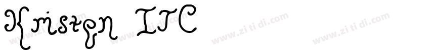 Kristen ITC字体转换